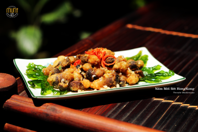 Nấm Mối Rang Muối HongKong - Roasted  termite mushroom with HK salt  